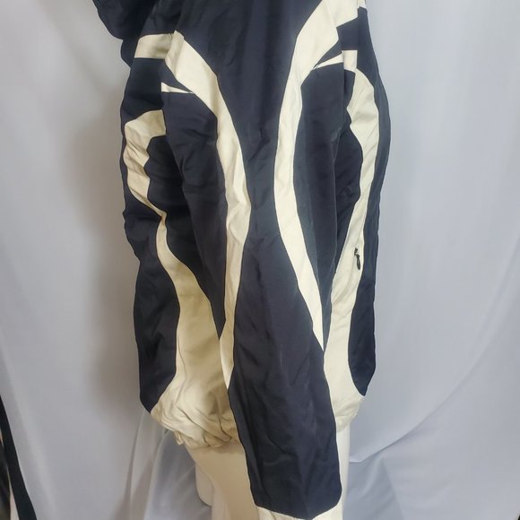 Authentic Alpine Design. Snowboard Jacket, Ladies S 6-8 Blk/Wht with lining 3in1 - Picture 9 of 16